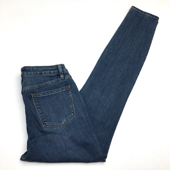 NEW prAna Women's Sienna Jeans Mid Rise Skinny Leg True Blue Stretchy size 8 - Picture 11 of 11